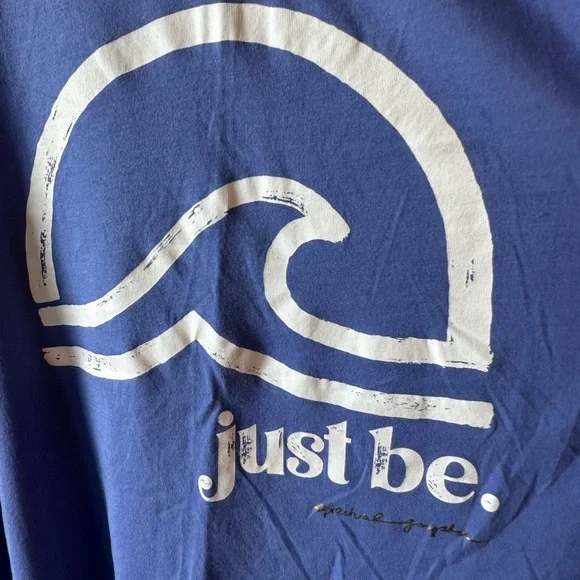 Spiritual Gangster Blue Graphic Tank with White Logo Size L - Picture 6 of 6